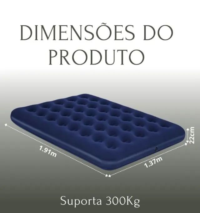 Colchão Inflável Casal Novo  - Foto 3