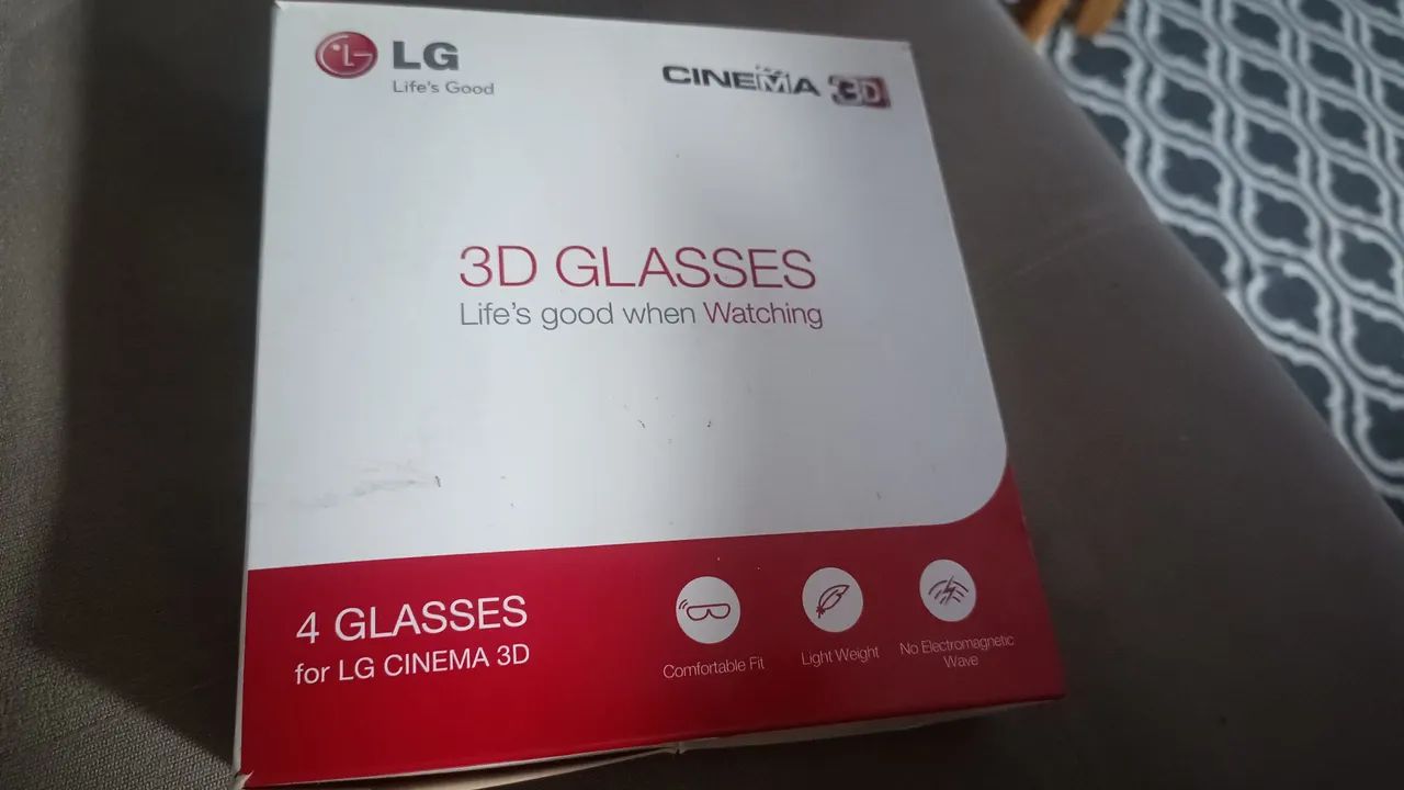 Óculos 3D LG Cinema 3D - 4 peças
