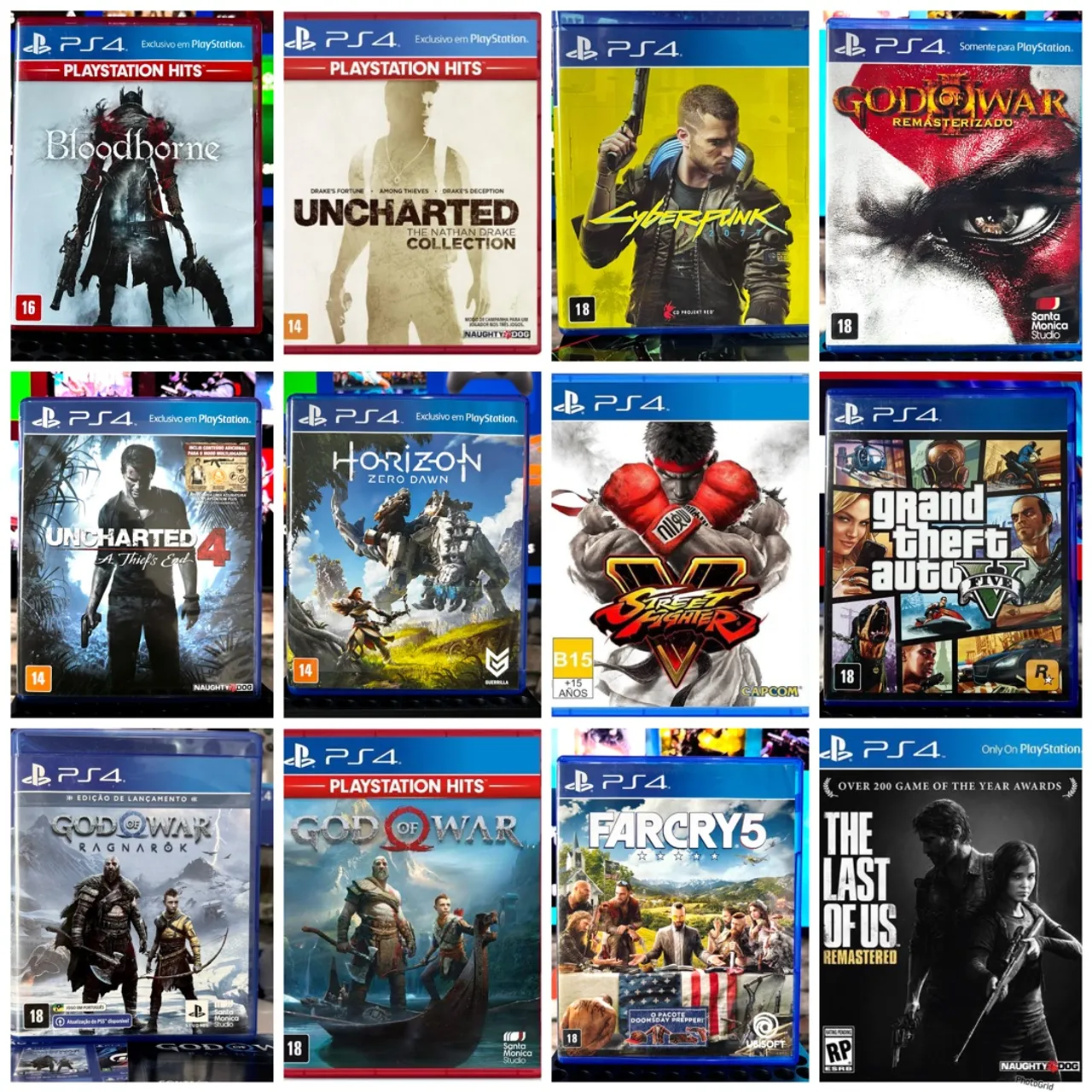 jogos PS4 semi-novos físicos