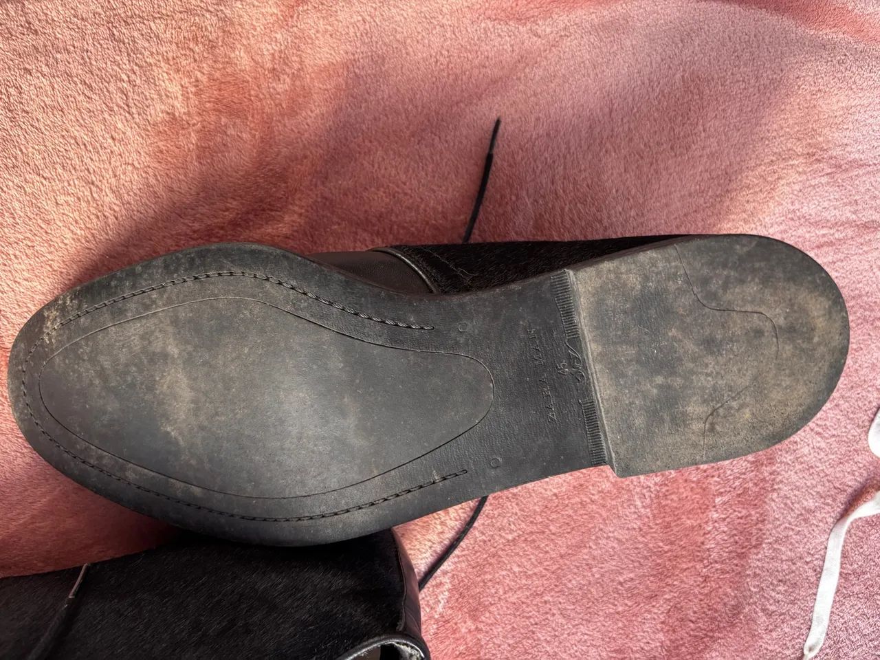 Bota Zara Preta 43/44 - Foto 2