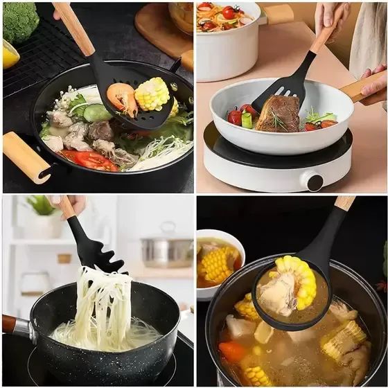 Jogo Kit Com 12 Peças Utensílios De Cozinha (NOVO, LACRADO) - Foto 3