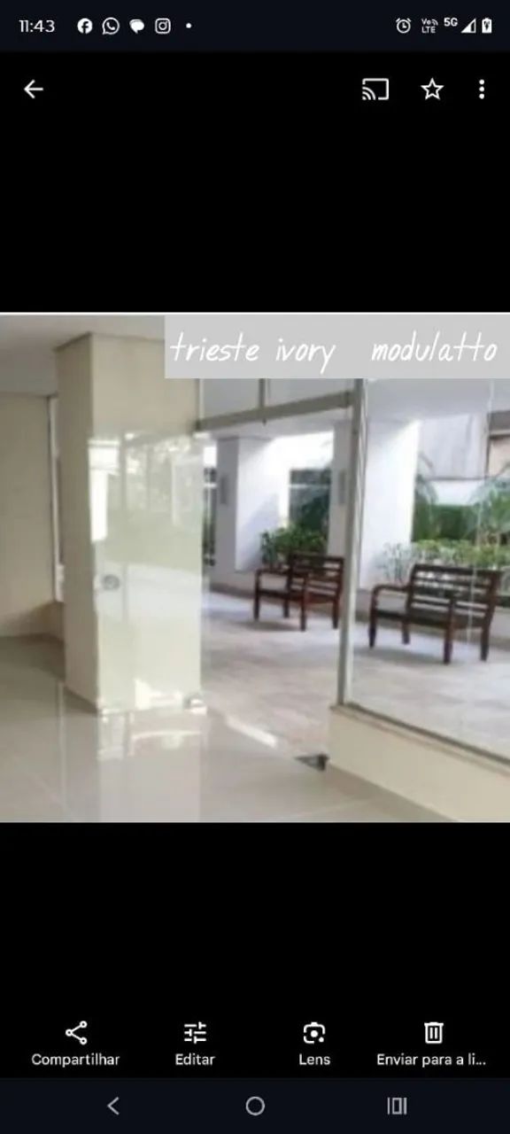 Piso de Porcelanato Trieste Ivory