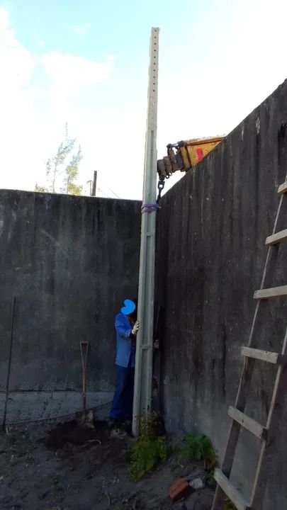 Poste de Concreto + Frete Grátis (Fortaleza), Kit Enel Orçamento Individual. - Foto 2