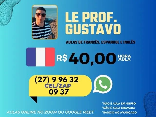 Aulas de Francês Online - Sessão Experimental Grátis!