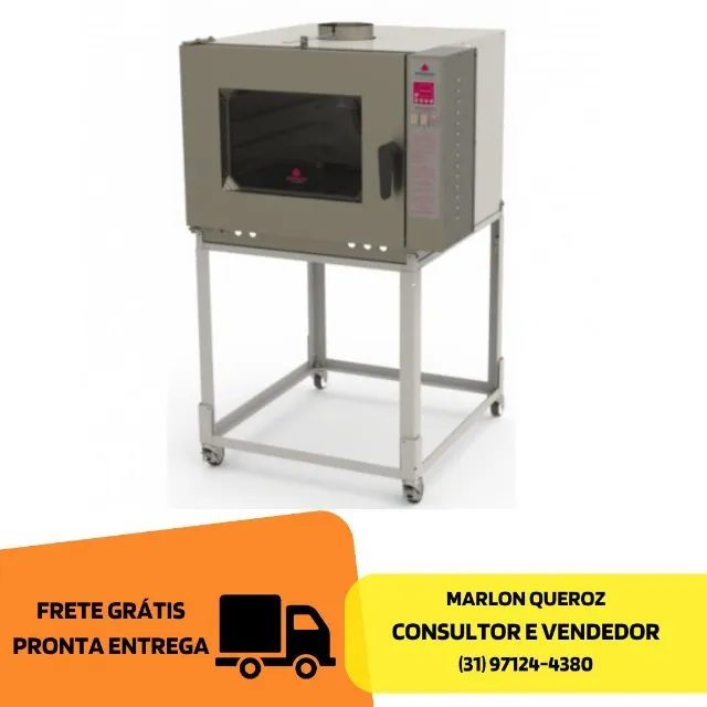 Forno 5 Esteiras Turbo Elétrico Progas Novo