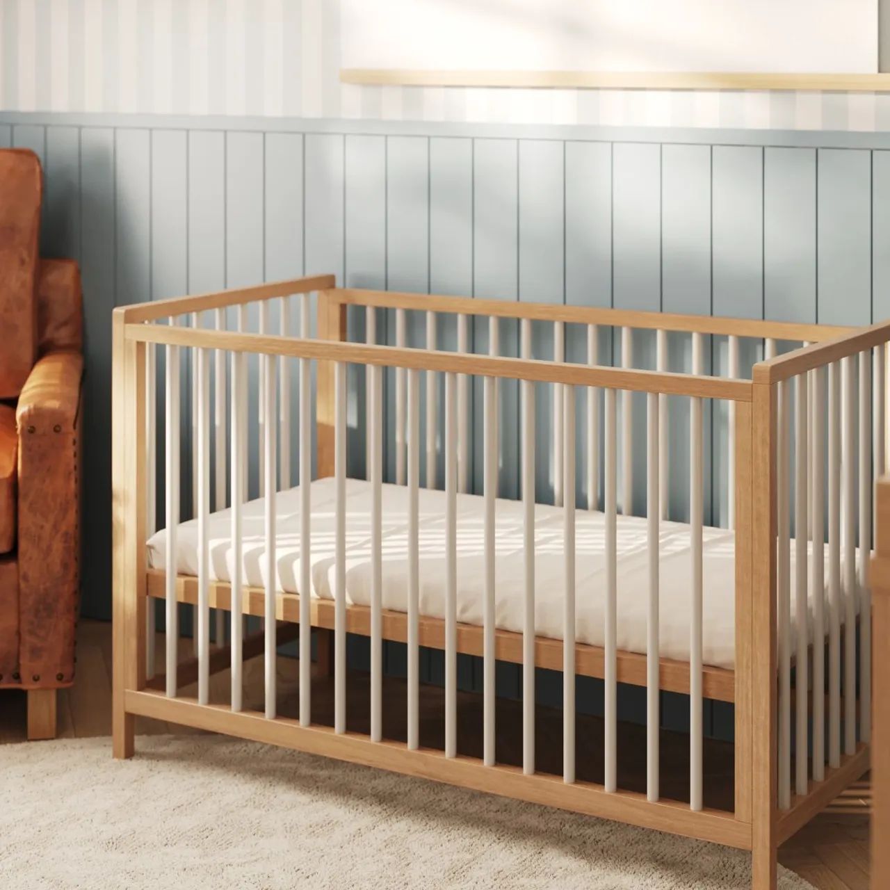 Oportunidade Berço tulipa baby Denver com colchão e lençol excelente estado - Foto 3