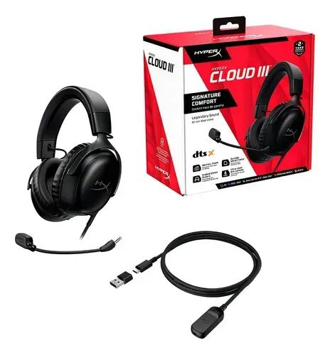 HyperX Cloud III - Preto64286010066051122