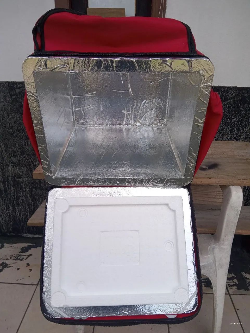 Mochila de entregador térmica 