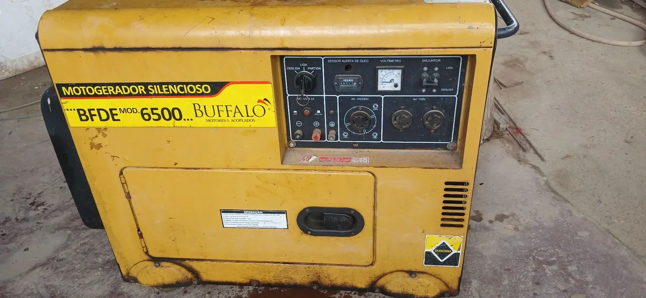 Gerador Buffalo Silencioso BFDE 6500