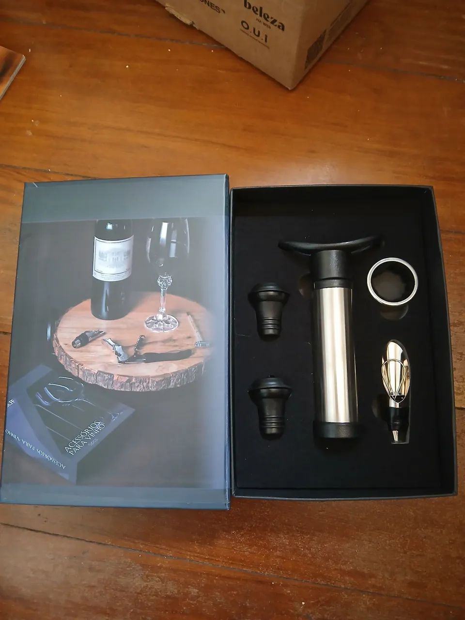Kit acessórios para vinhos
