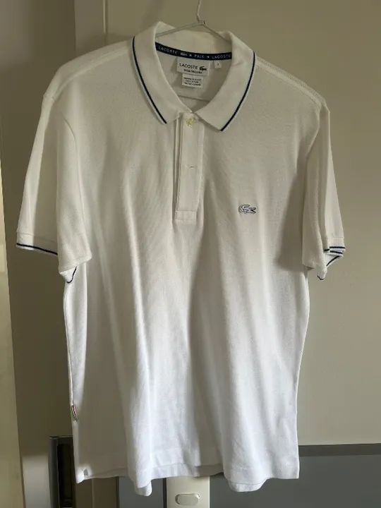 Camisa gola polo Lacoste tam 3 (P/M)