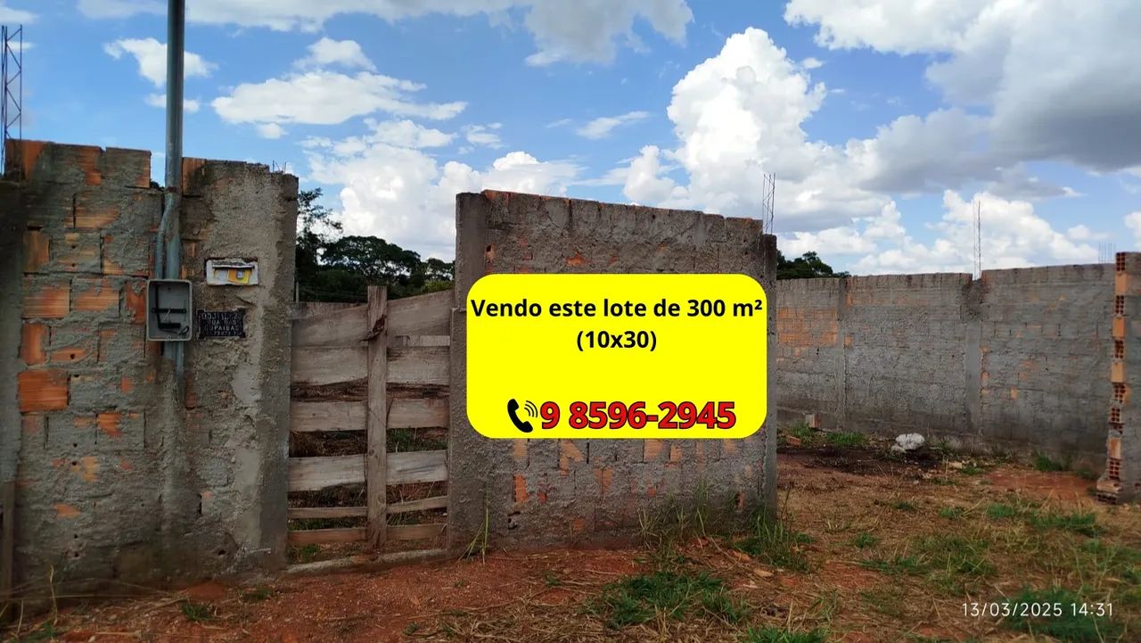 Vendo ágio barato de lote de 300 m² todo murado no Reserva do Parque em Valparaíso - Foto 4