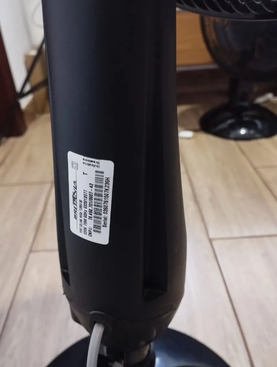 Ventilador Britânia Coluna Mega Turbo 30 - 220V - Usado e Funcionando - Foto 3
