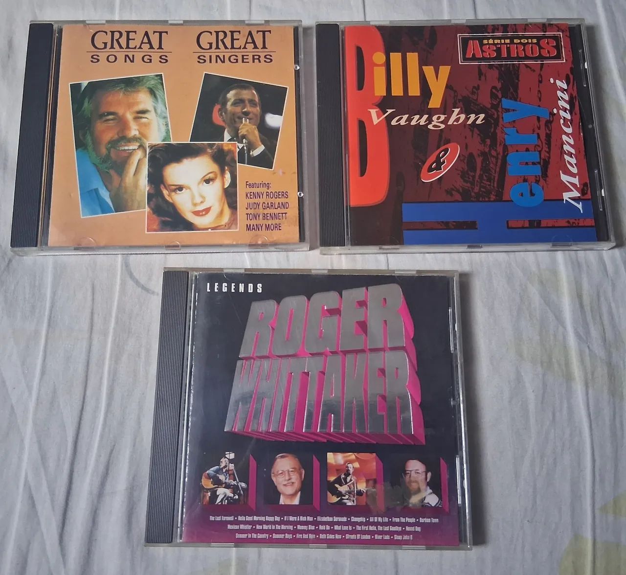 CDs de Música - Great Songs, Billy Vaughn, Roger Whittaker