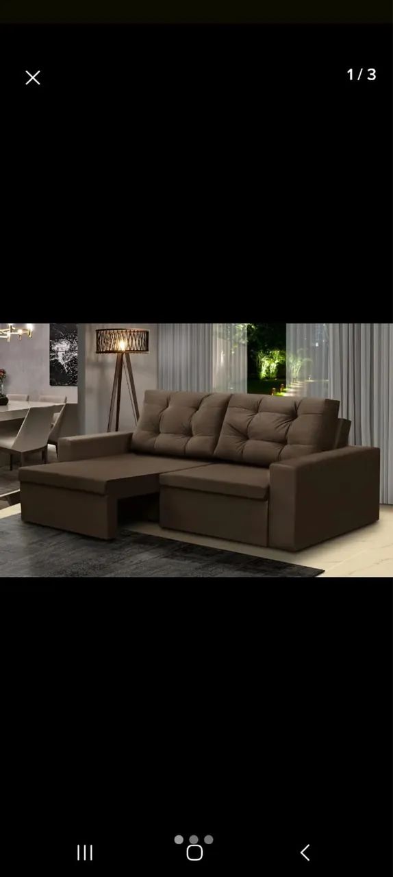 Sofá retrátil 64291059235971121