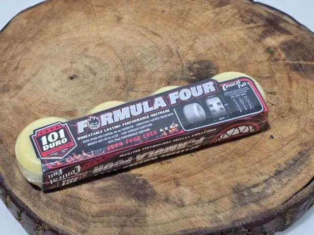4 Rodas de skate Spitfire 52mm - Cônica - Formula Four RED - Original - Foto 4