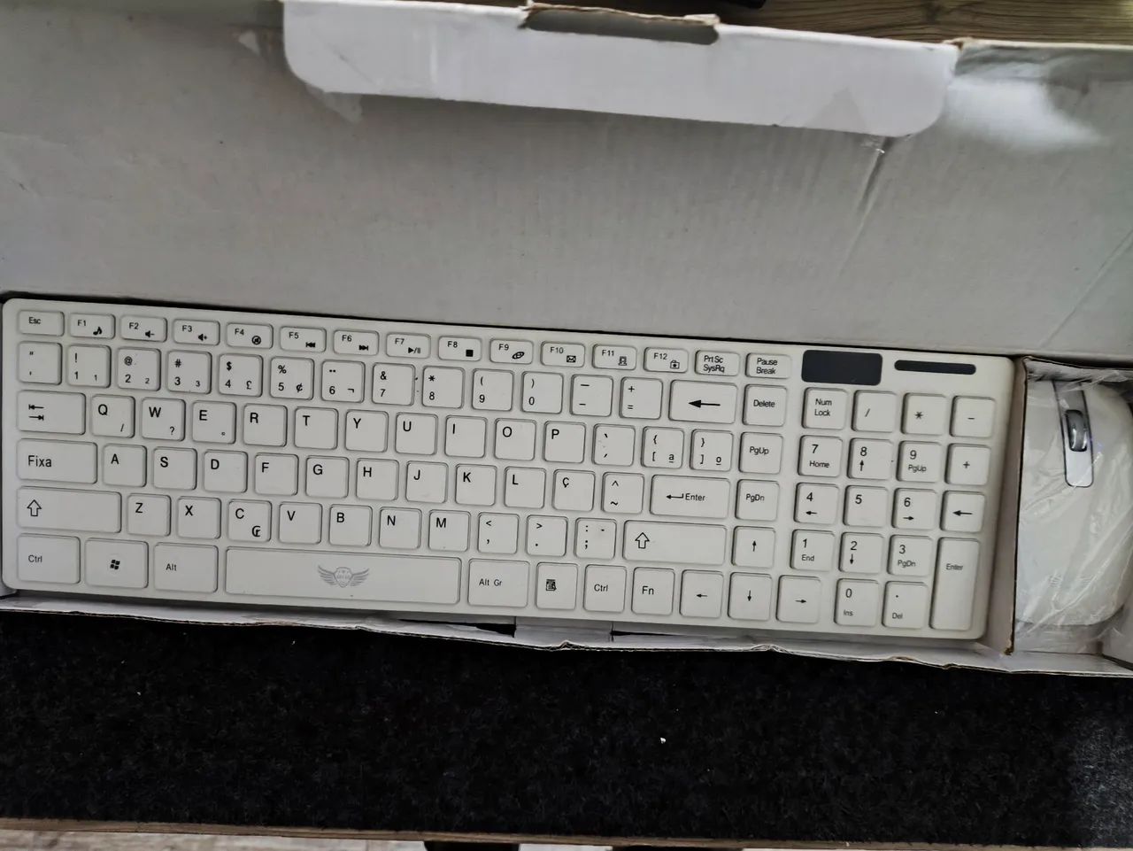 Kit Teclado e Mouse Sem Fio