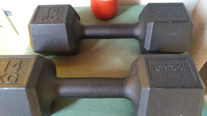 Par de halteres 14kg - Foto 2