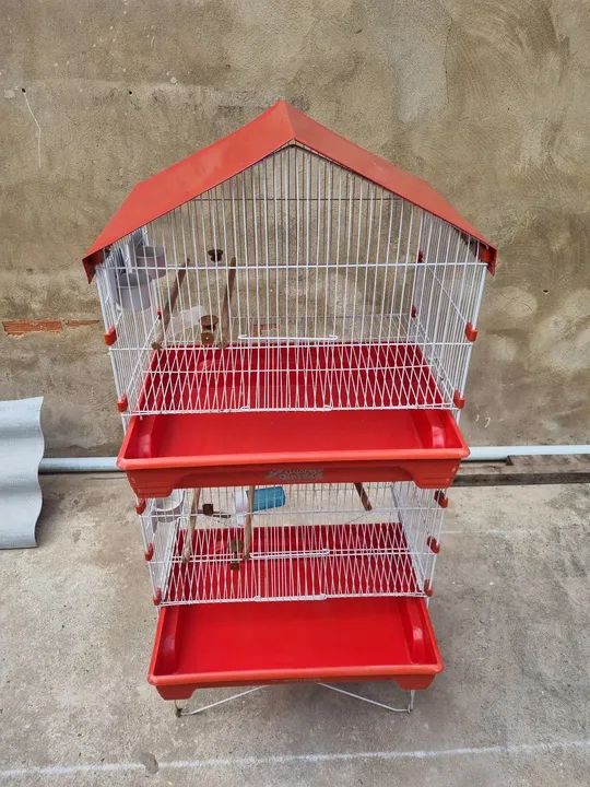 Gaiola para pássaros - 3 andares - Foto 2