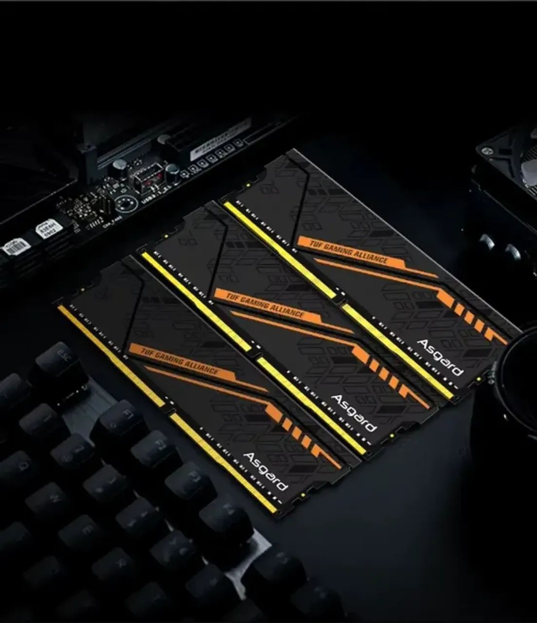 Memória Ram Asgard TUF 16gb (2x8gb) DDR4 3200mhz CL18 Desktop - Novo e Lacrado - Foto 3