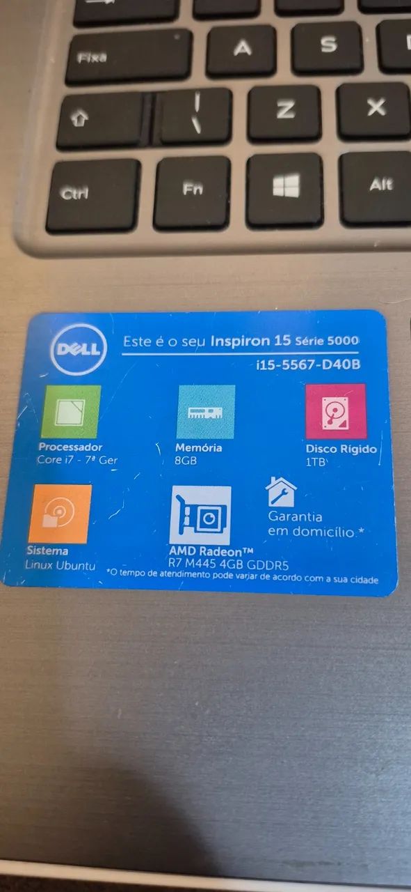 Dell Inspiron i15-5567-D40B Notebook - Intel Core I764302734410755123