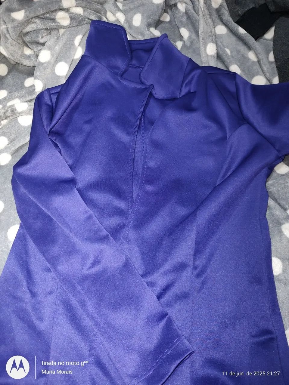 Casaco roxo elegante - Foto 3