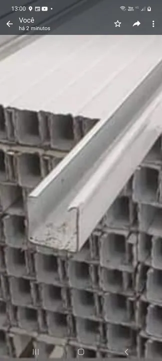 Metalon 15 x15 para fixação do forro de pvc