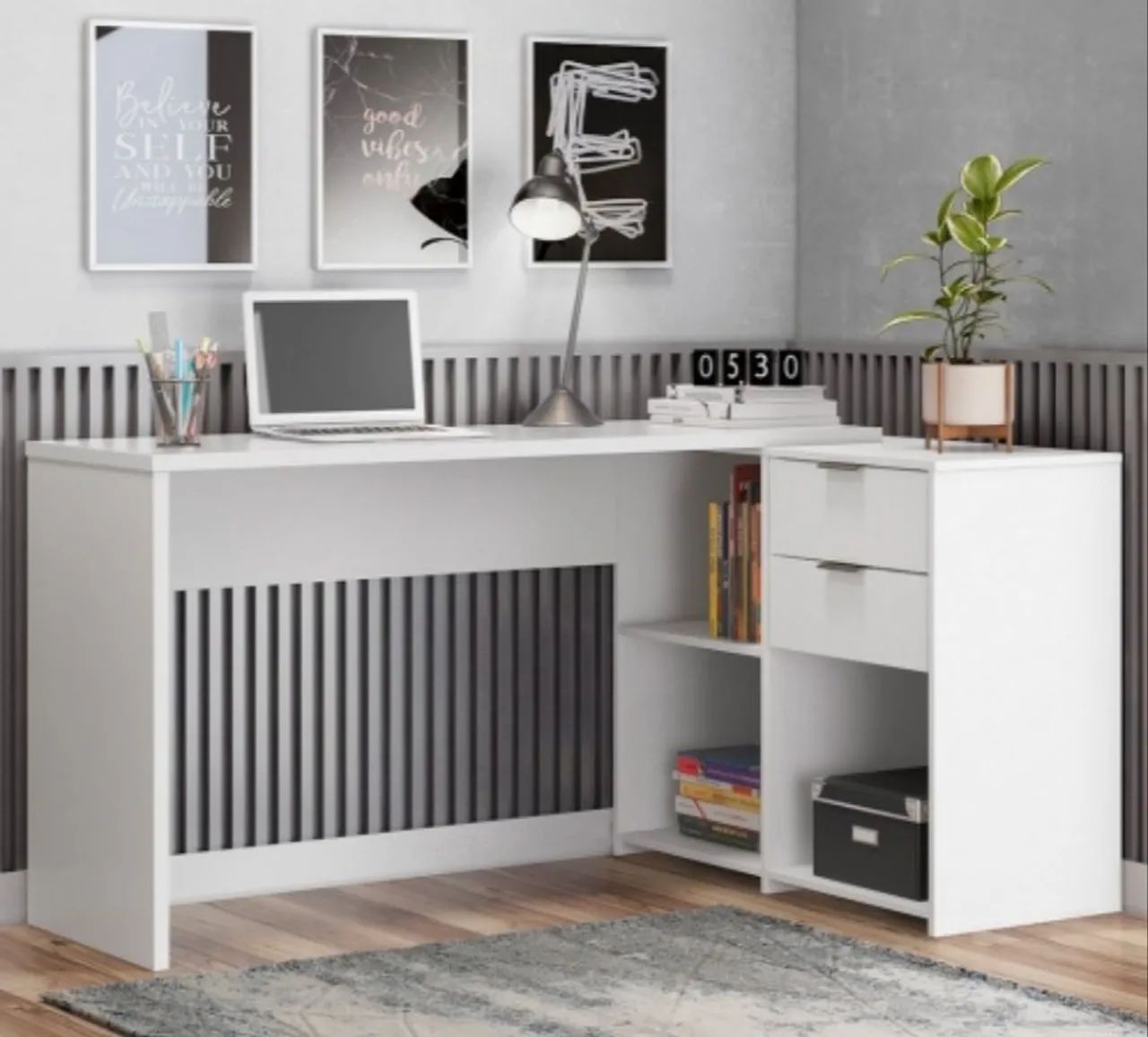 Mesa Office NT2060 em L - Notavel GG - Foto 3