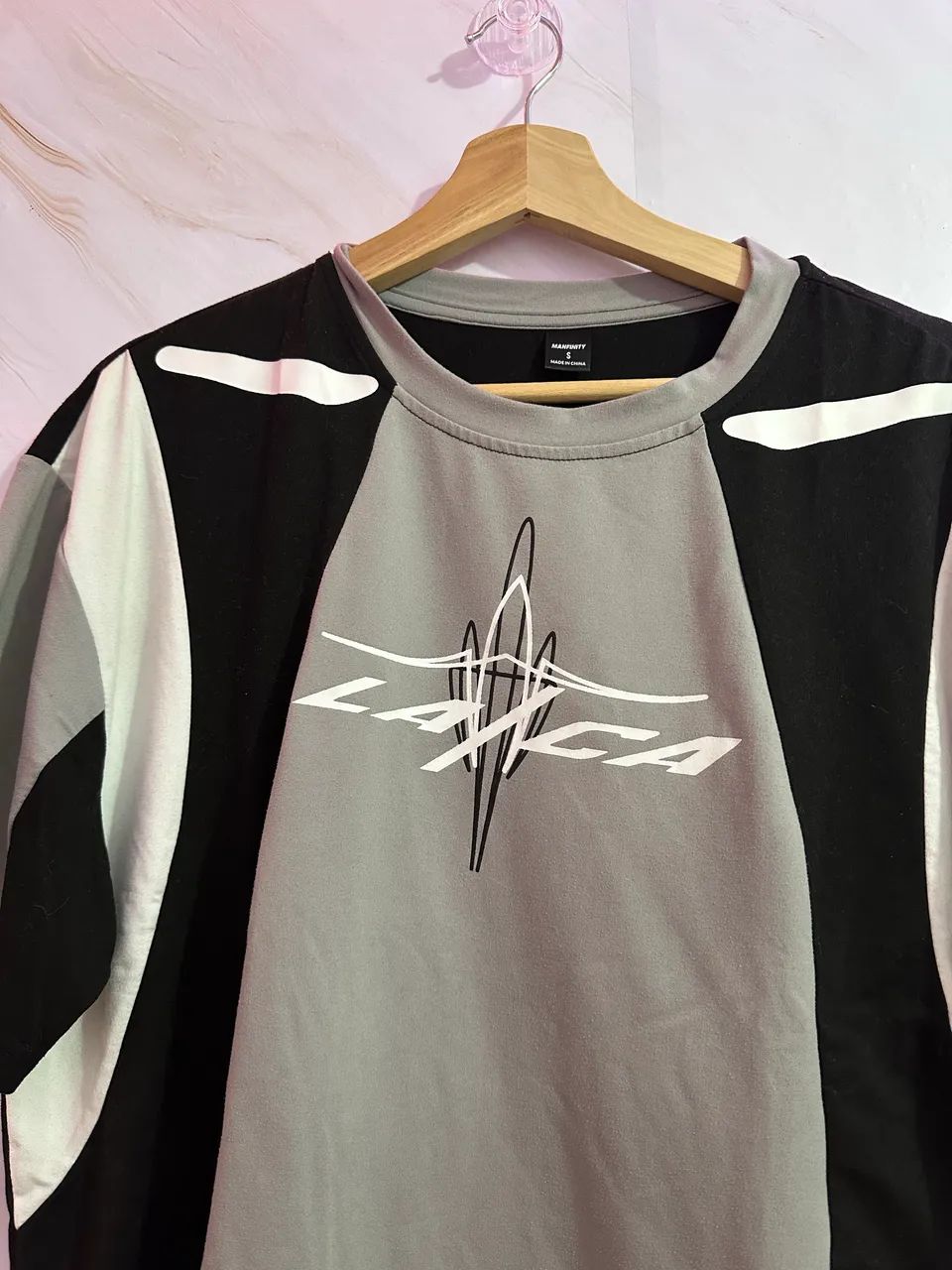 camiseta streetwear bicolor - Foto 2