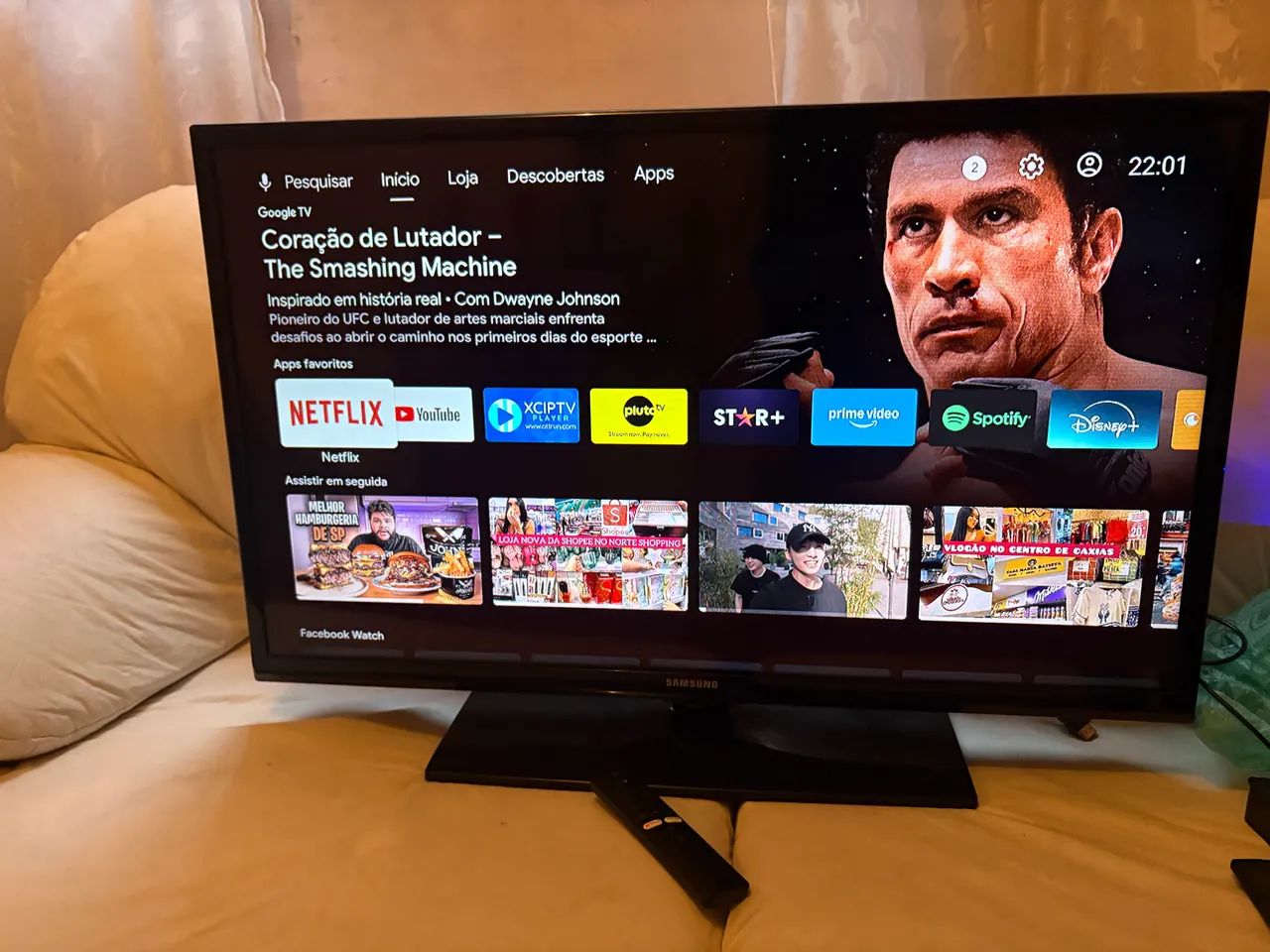 Mi stick 4K Comando de voz Original Aceito cartão entrego - Foto 2