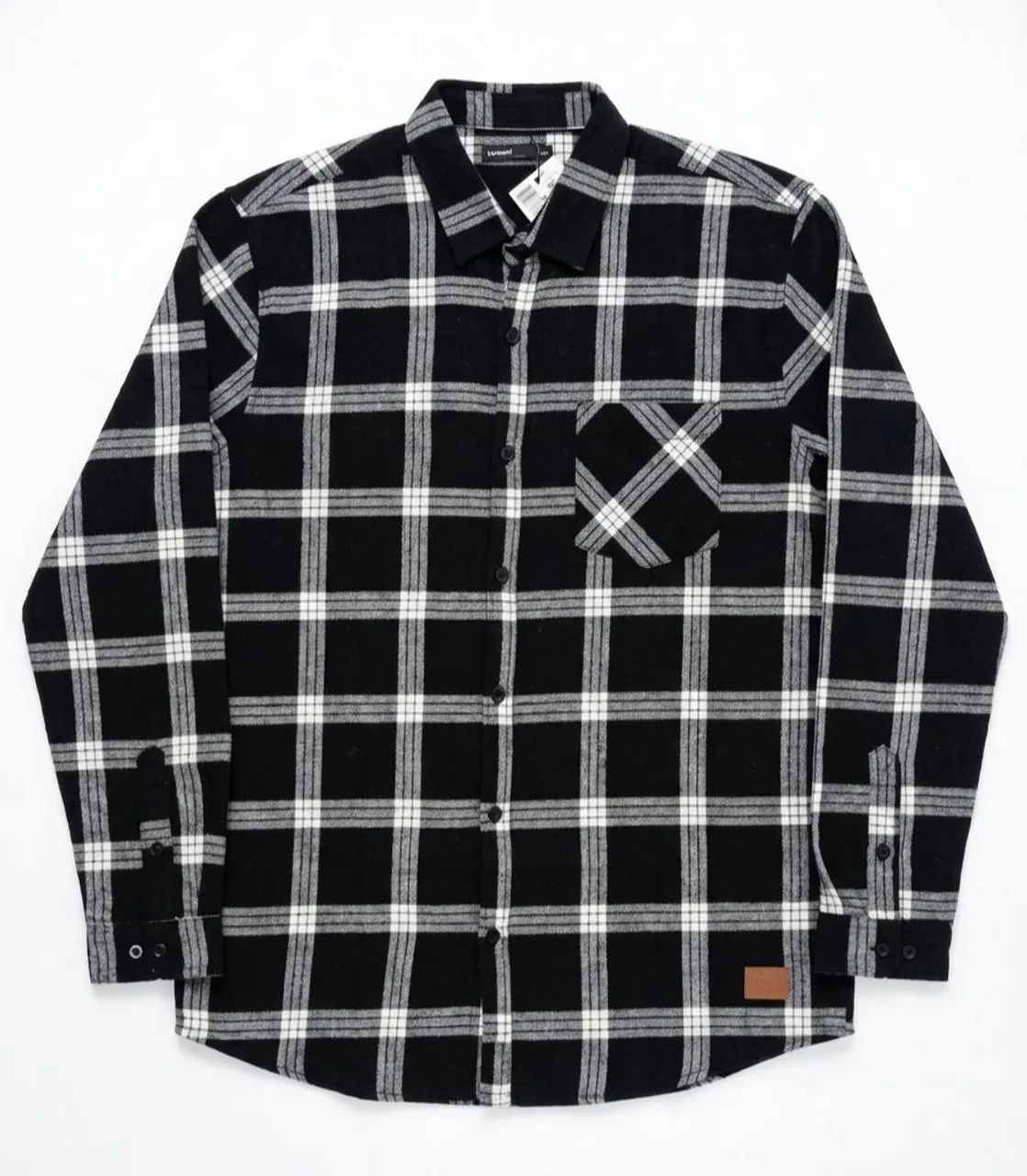  Camisa xadrez flanelada Hering
