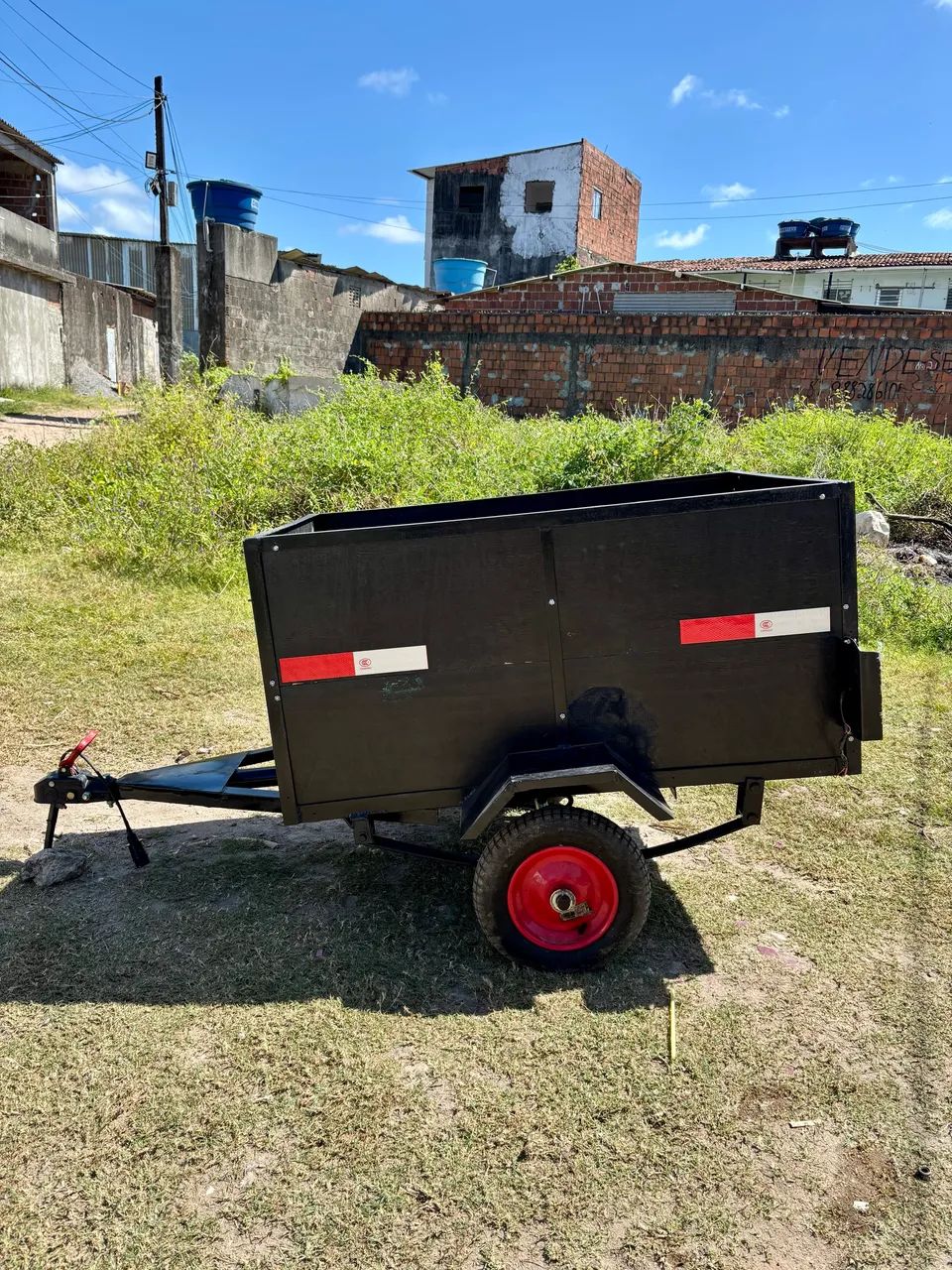 Carretinha para moto - Foto 4