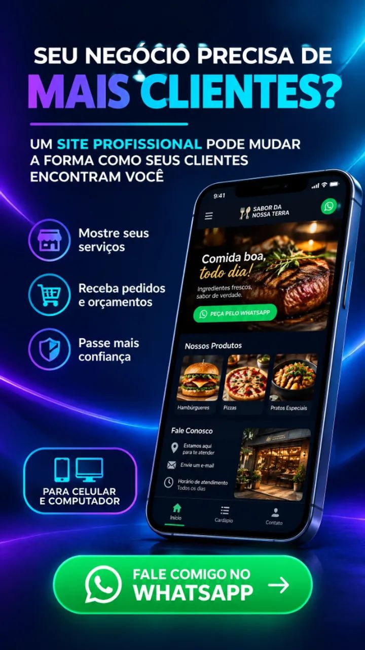 sites profissionais para pequenos negócios - Foto 2