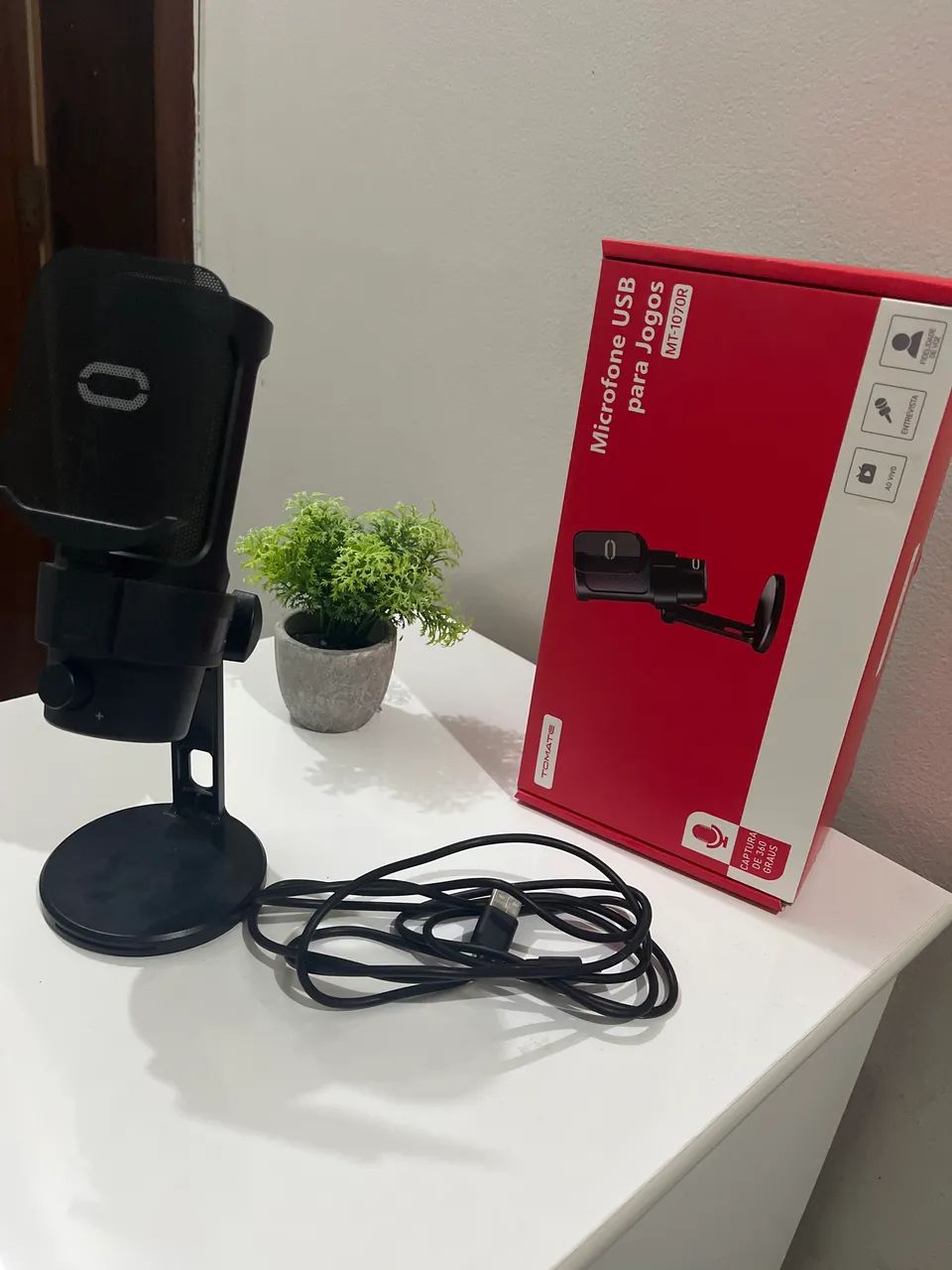 Microfone USB para trabalho e jogos ? MT-1070R? - Foto 3