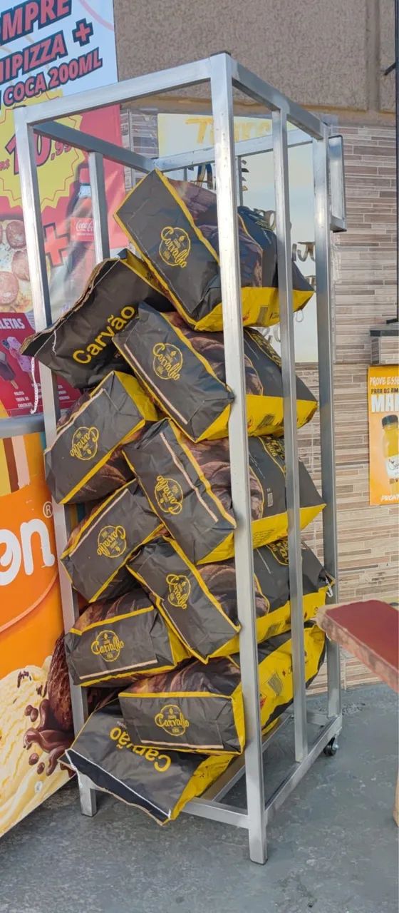 Expositora  para carvão de churrasco  - Foto 5
