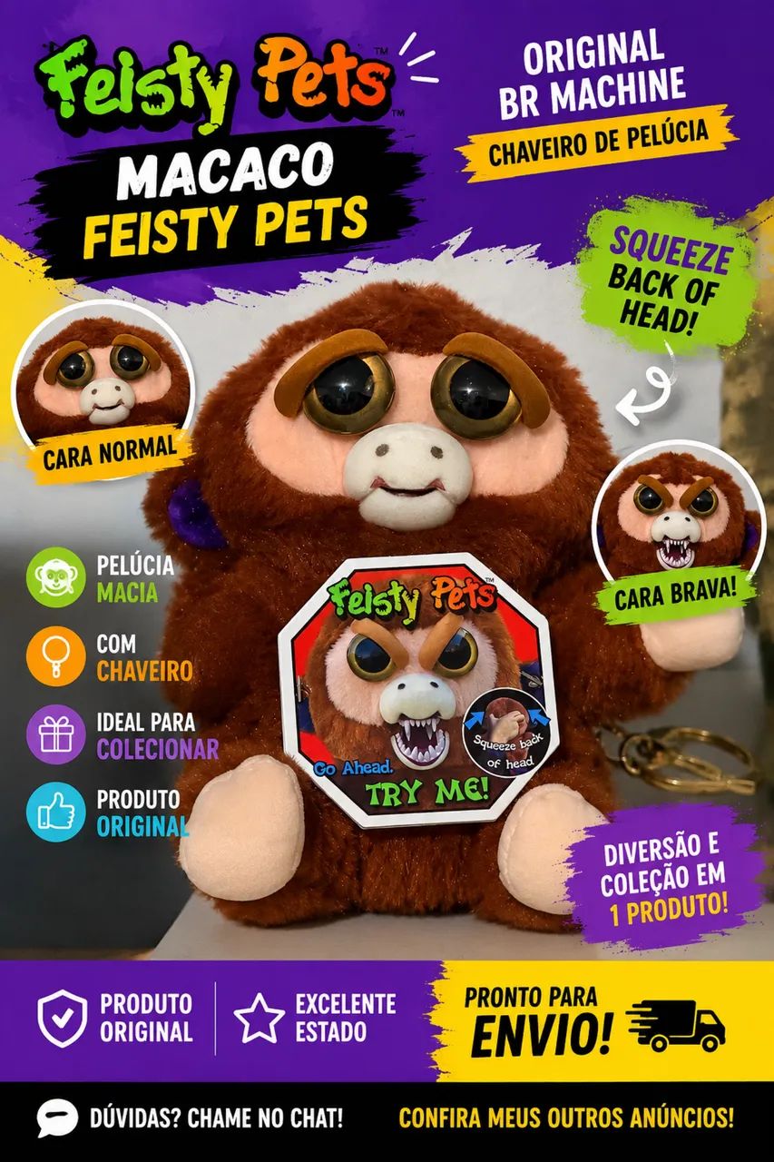 ? FEISTY PETS - MACACO ORIGINAL ?