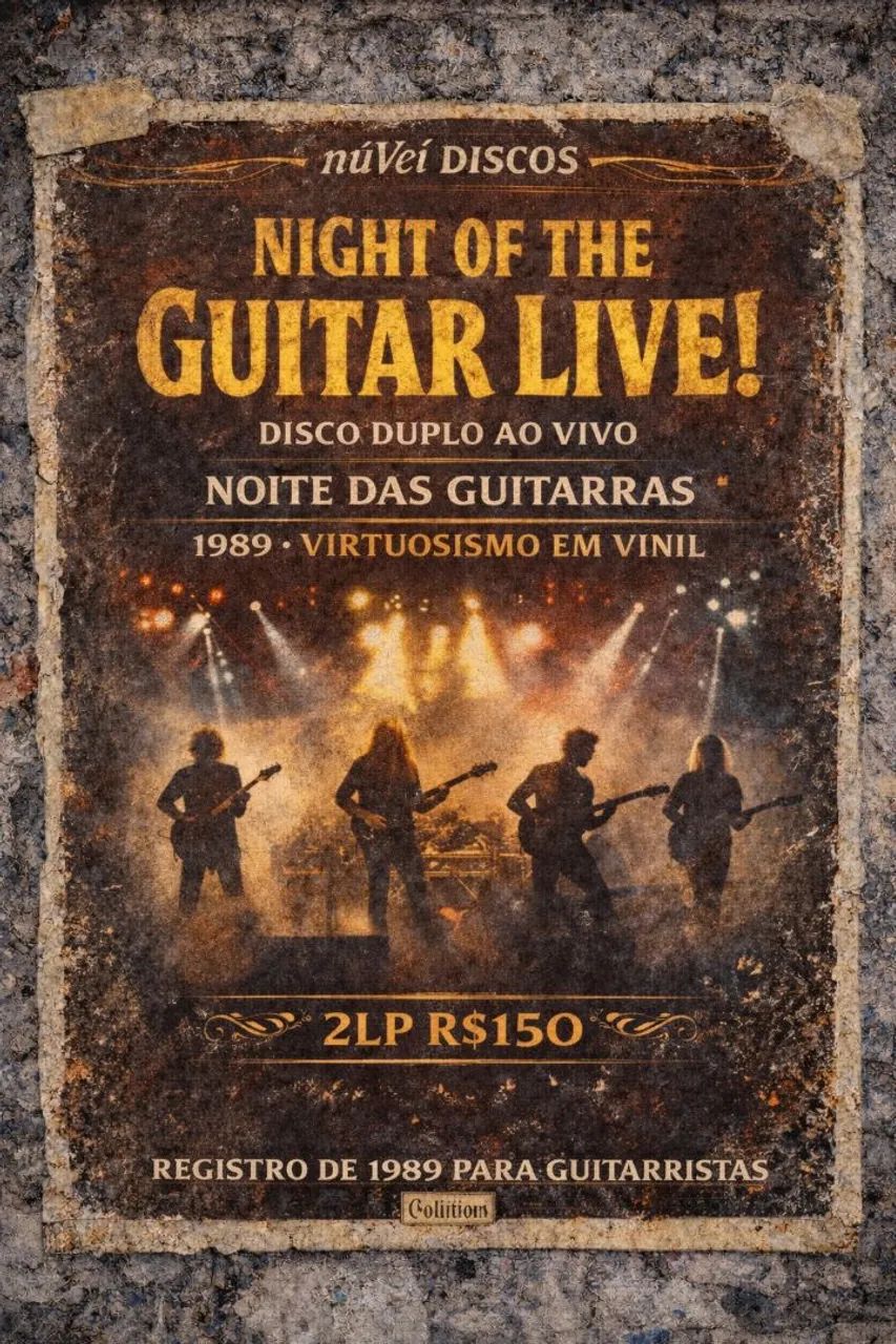 LP NIGHT OF THE GUITAR LIVE (DUPLO) - Foto 4