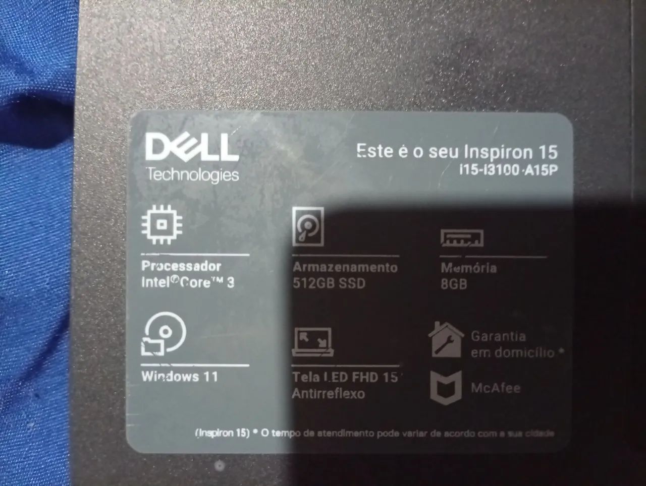Notebook Dell Inspiron 15 ? 8GB RAM + SSD 512GB - Foto 4