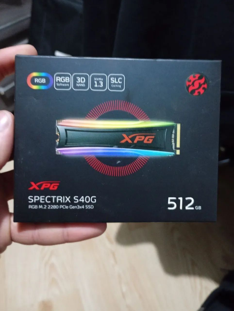 SSD RGB 512gb NVME