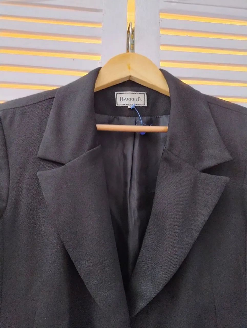 Blazer barreds preto feminino 40 - Foto 2