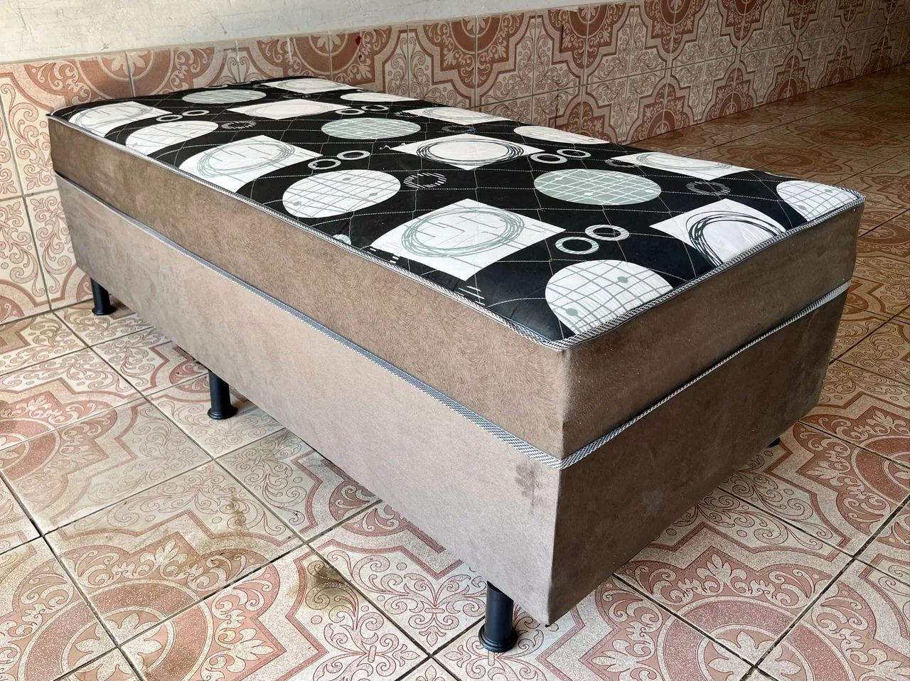 Cama Box Solteiro com Colchão de 20Cm - Conforto + Entrega Rápida 