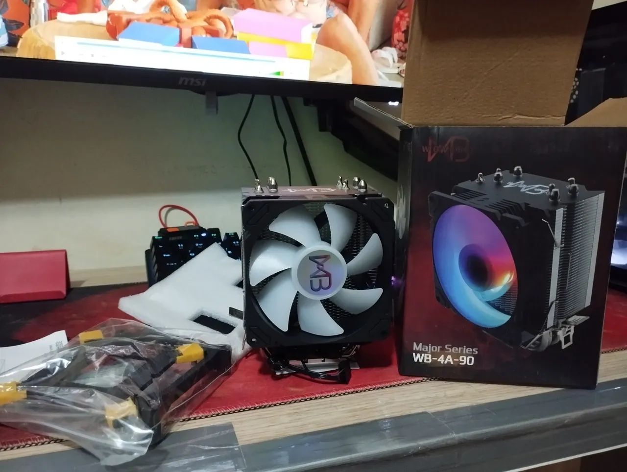 Air Cooler Wovibo ARGB Intel e AMD - Foto 2