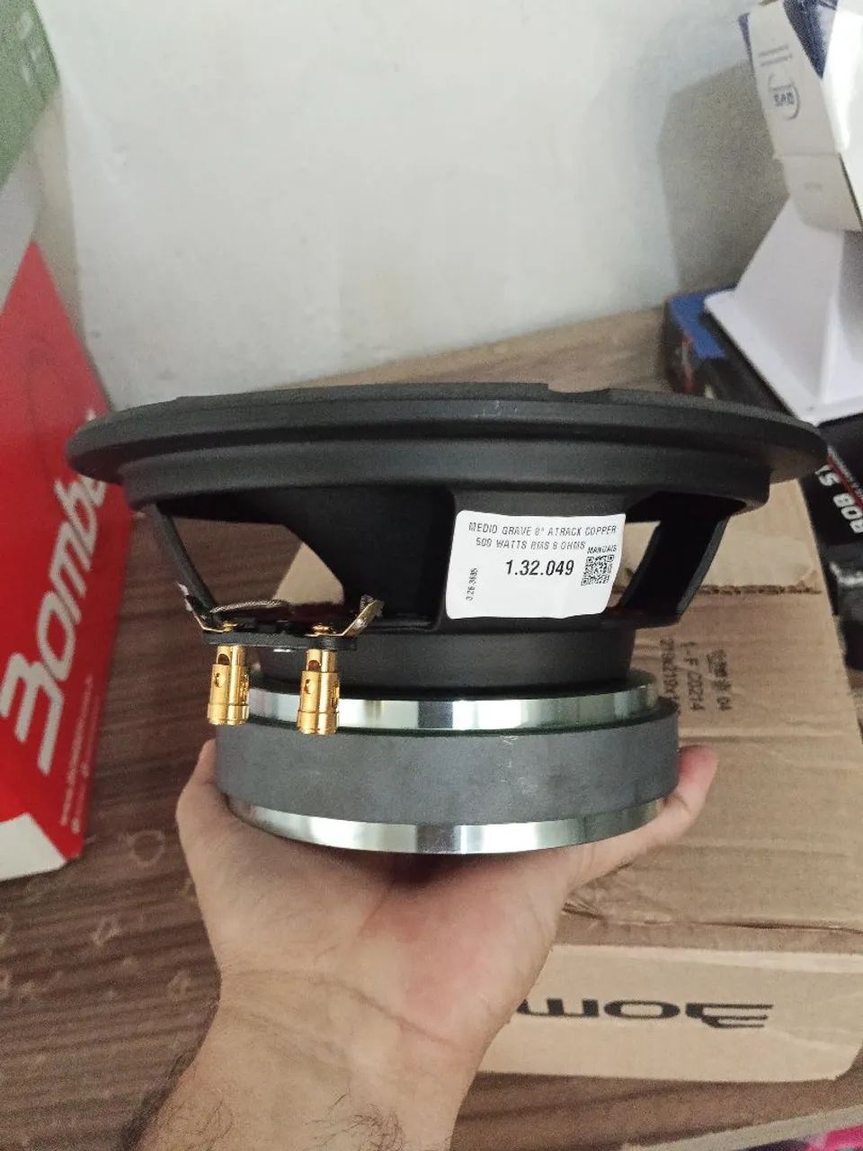 MÉDIO GRAVE BOMBER 8" COPPER RING 500W RMS 8? - ZERO - Foto 3