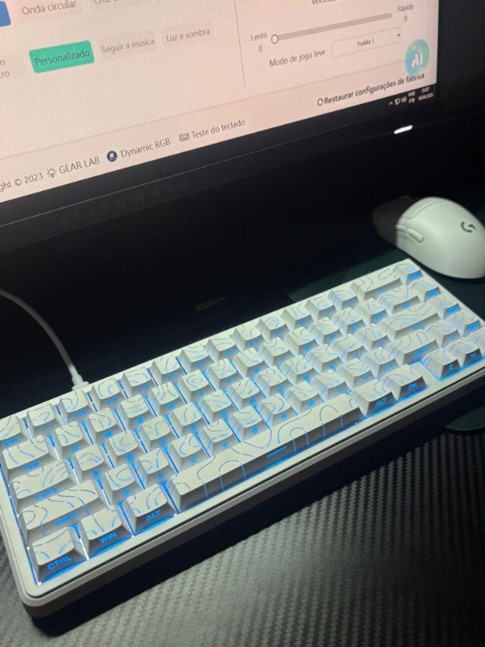 Teclado Magnético Gamer Attack Shark X65 HE NOVO SEM TAXA DE IMPORTAÇAO