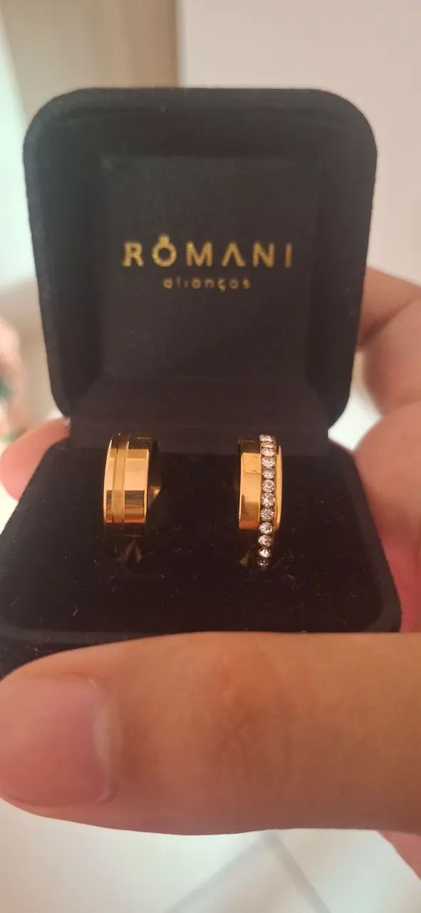 Par de alianças Romani - Foto 4