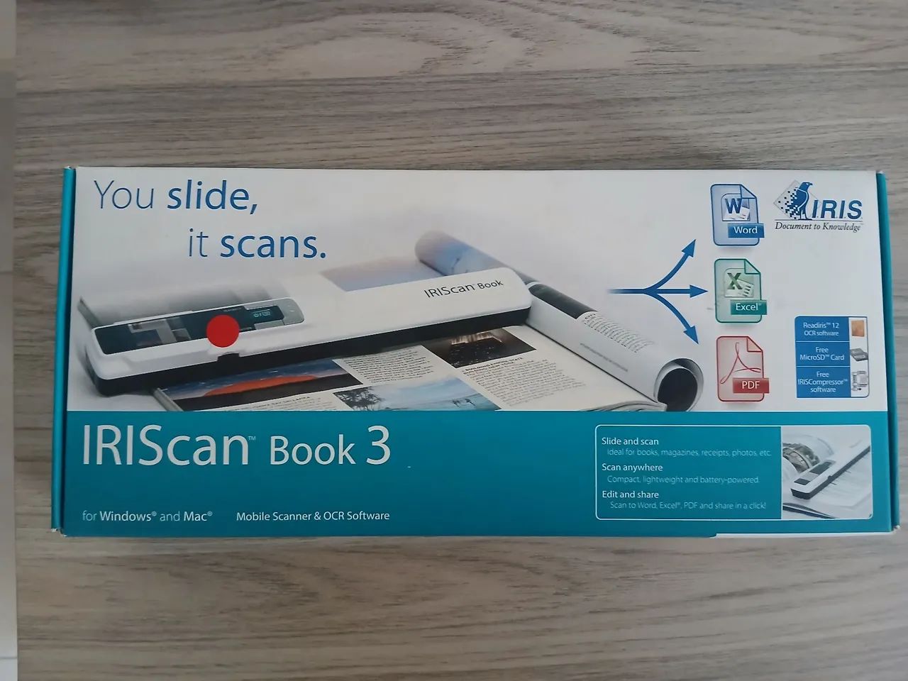 Scanner Iriscan Book 3