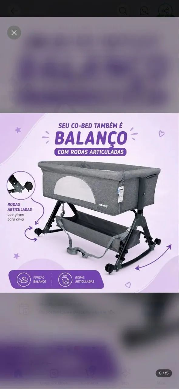 Berço Co-bed ka baby 