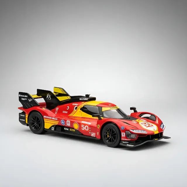 Ferrari 499P Shell Racing Legends Bburago 1:41 Bluetooth - Foto 3