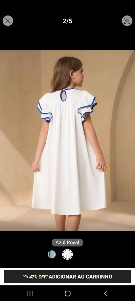 Vestido Novo  Shein 10 anos - Foto 3