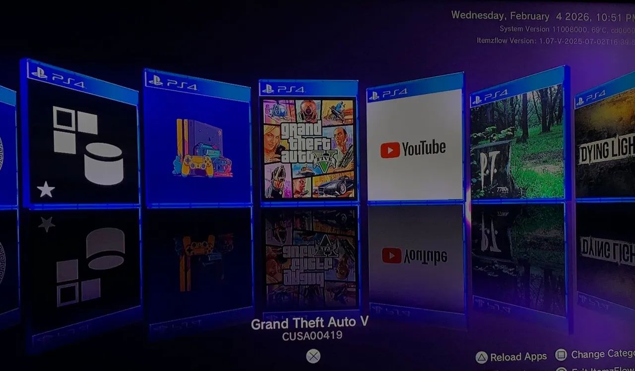 PS4 SLIM 1 TB DESBLOQUEADO C/JOGOS - Foto 2